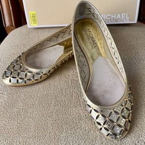 michael kors flats dillards